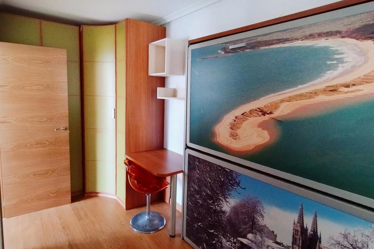 Apartamento Con Piscina Y Wifi A 100 Metros De La Playa En Somo Esterno foto